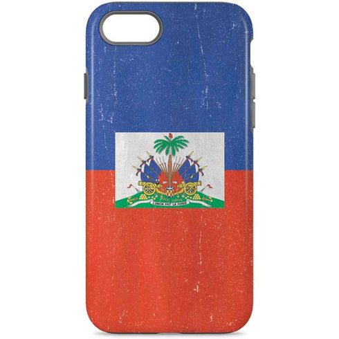 Haitian Flag Distressed iPhone Cases